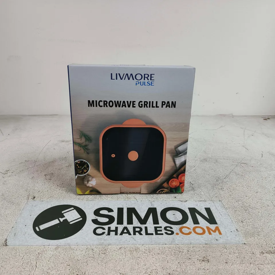 LIVMORE PULSE MICROWAVE GRILL PAN BOXED