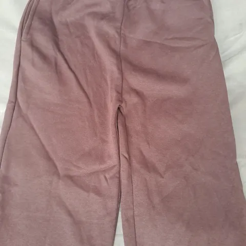 EGO HIGH WAIST OVERSIZED WIDE LEG JOGGERS IN CHOCOLATE UK SIZE 6
