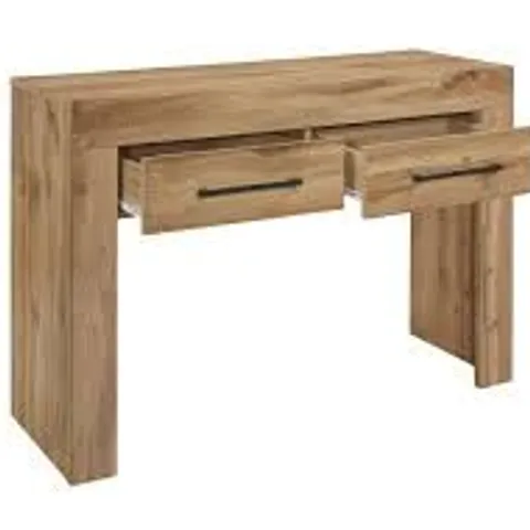 BOXED COMPTON CONSOLE TABLE - OAK (1 BOX)