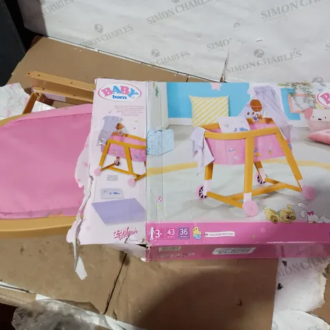 BOXED BABY BORN GOOD NIGHT BASSINET