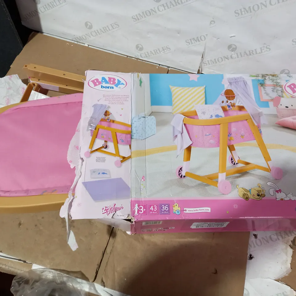 BOXED BABY BORN GOOD NIGHT BASSINET RRP £55