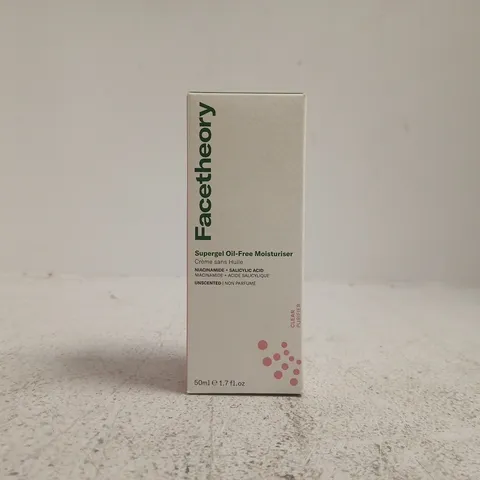 FACETHEORY SUPERGEL OIL-FREE MOISTURISER 50ML
