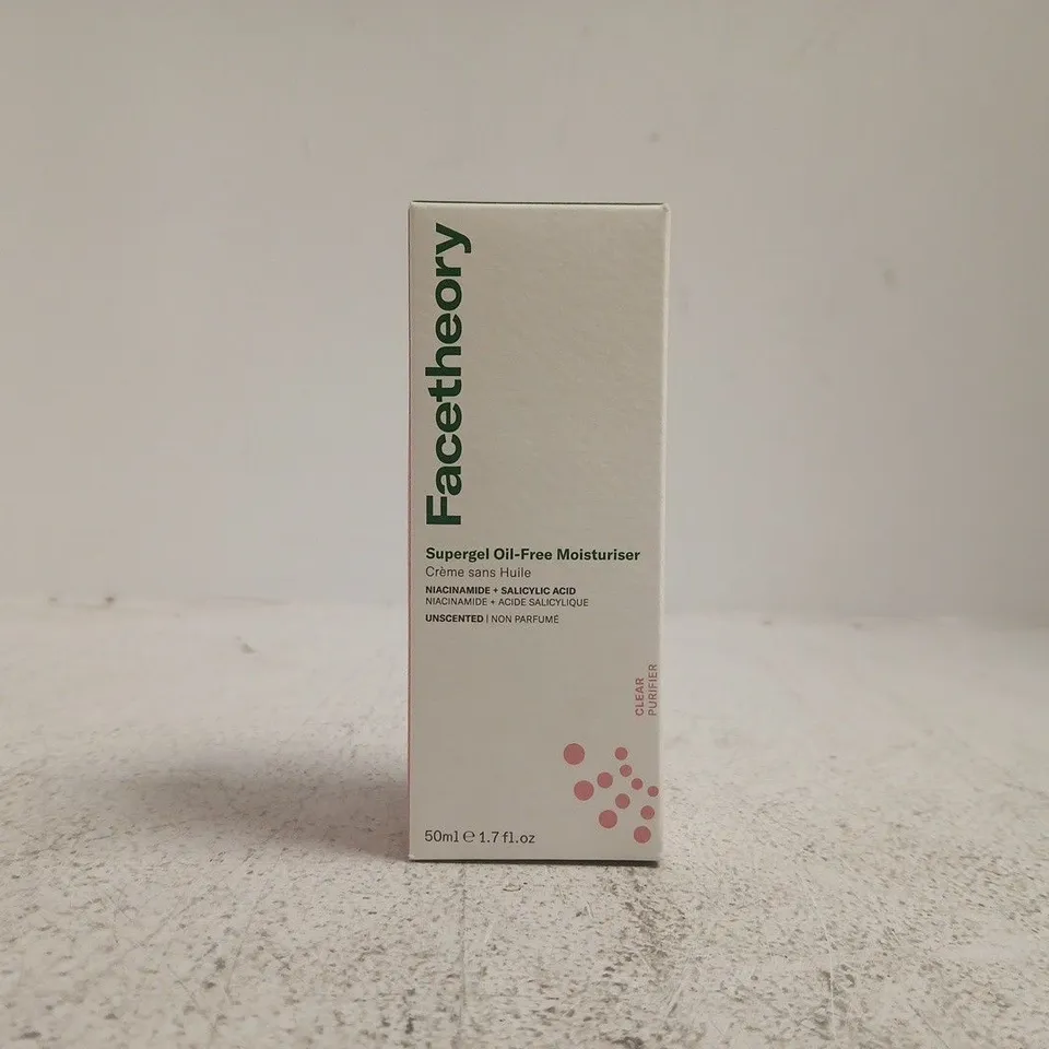 FACETHEORY SUPERGEL OIL-FREE MOISTURISER 50ML