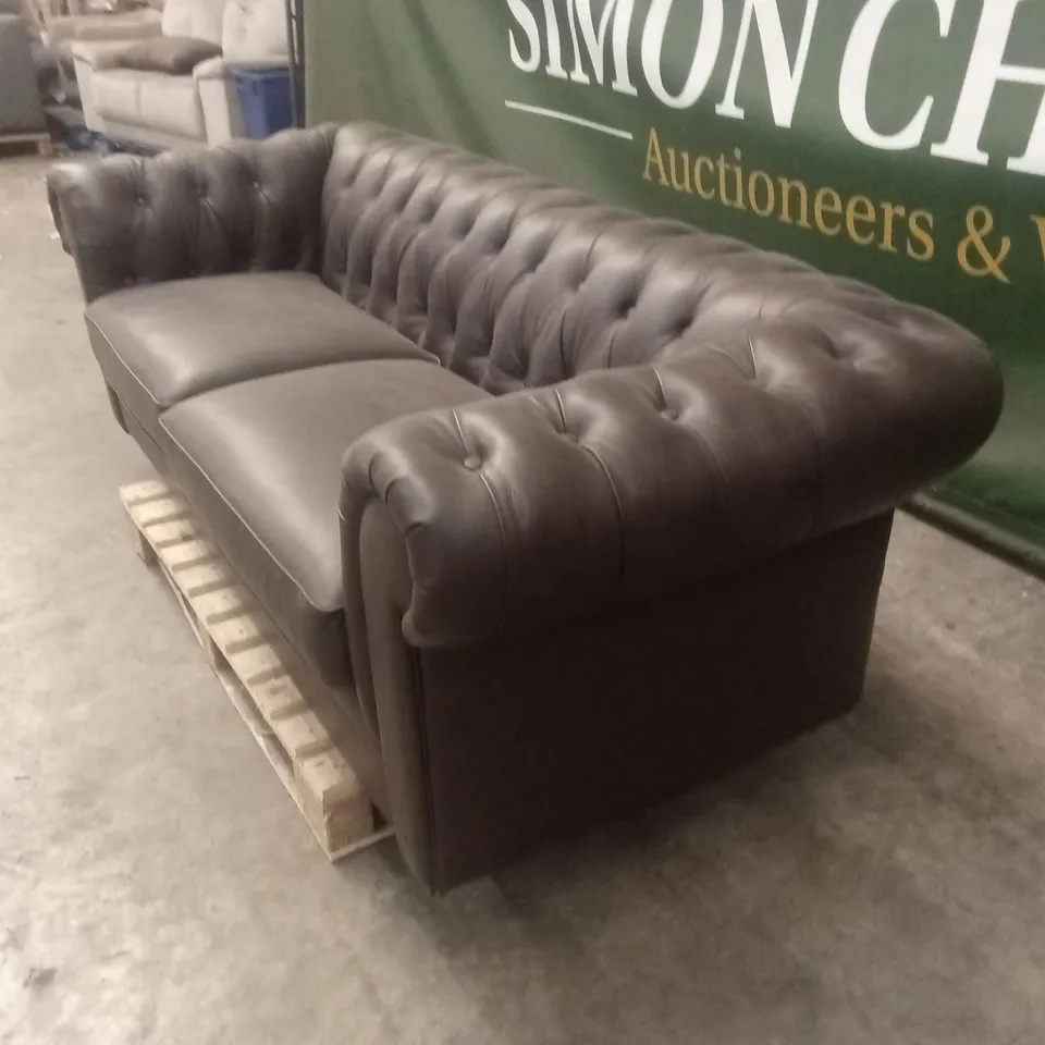 BAKERFIELD 3 SEATER LEATHER/FAUX LEATHER SOFA RRP £1399
