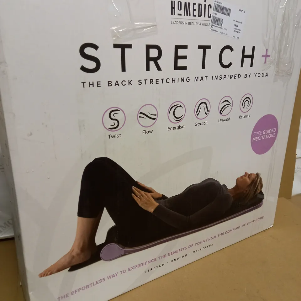 HOMEDICS STRETCH+THE  BACK STRETCHING MAT INSPIRED BY YOGA