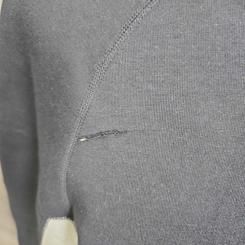 NIKE HOODED ZIP UP JACKET IN BLACK/GREY SIZE S