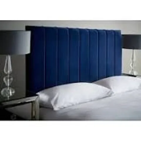 BOXED THERESA UPHOLSTERED HEADBOARD - FOR DOUBLE BED, GREY (1 BOX)