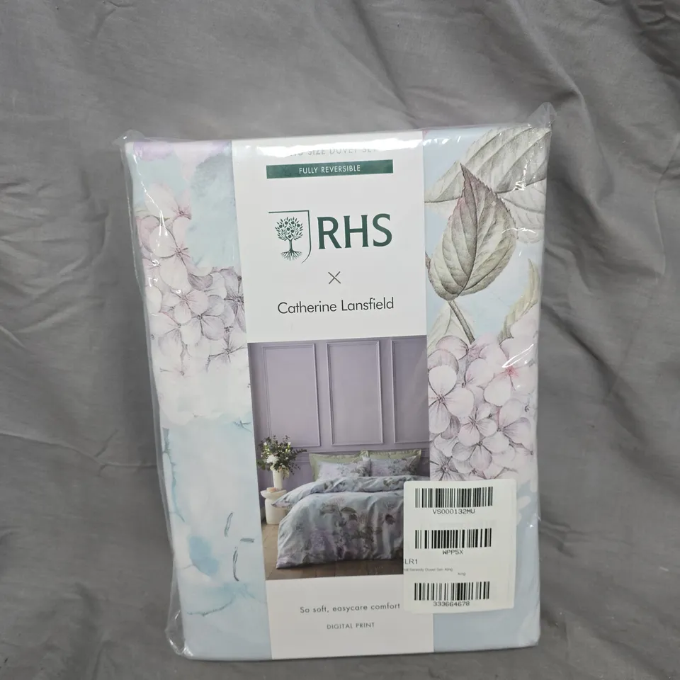 RHS X CATHERINE LANSFIELD KING SIZE DUVET SET – FULLY REVERSIBLE