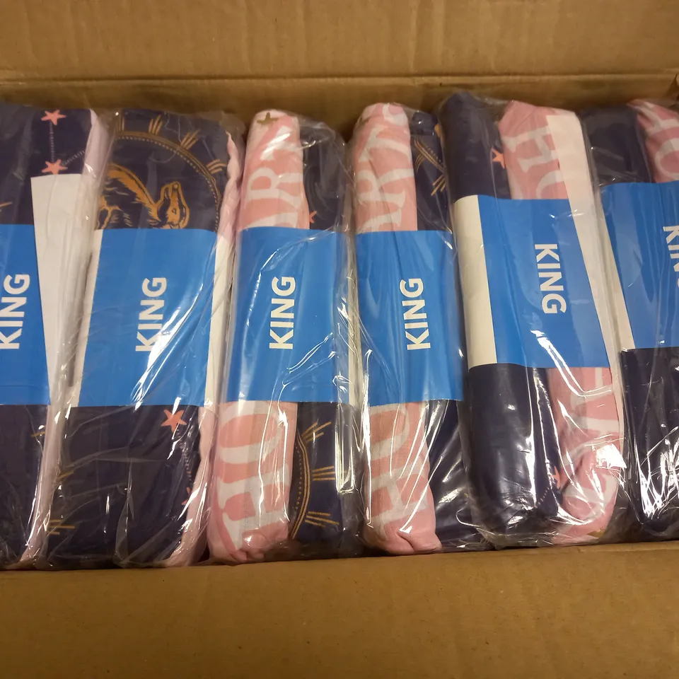 BOX OF 6 KING SIZE GEORGE HOME EASY CARE HARRY POTTER DUVET SET