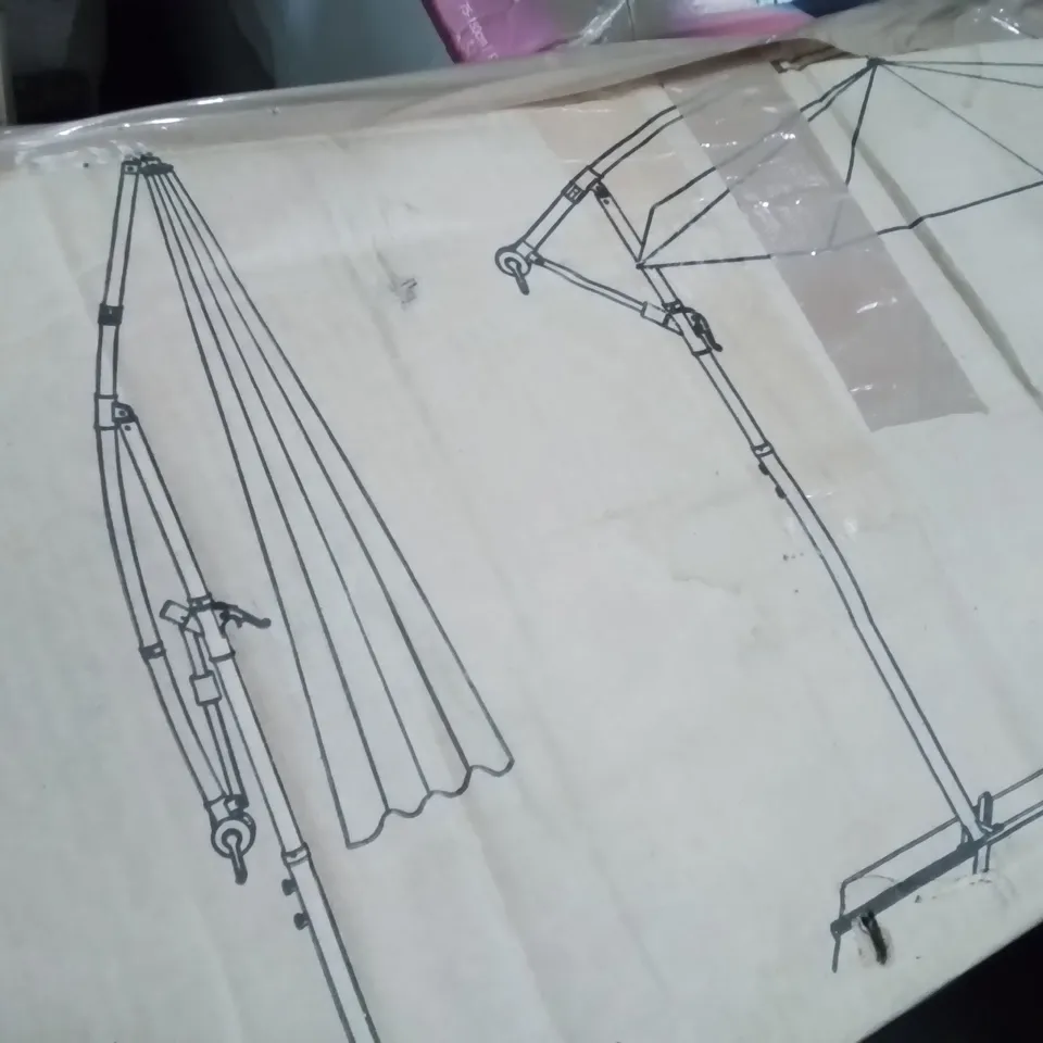 BOXED PARASOL WITH COVER