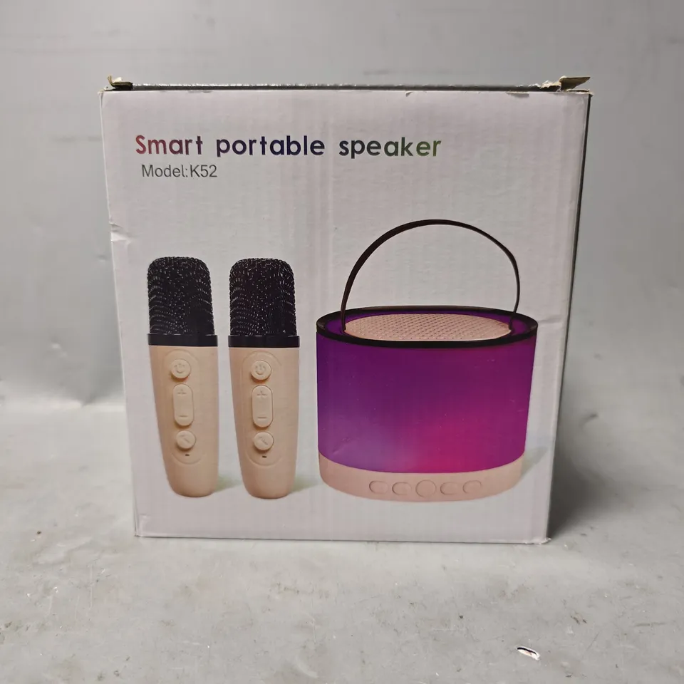 BOXED COLORFUL KARAOKE SOUND SYSTEM - K52