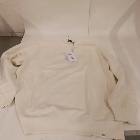 BOX TO CONTAIN BRASS MONKEY SWEATS - OFF WHITE SIZE XL APPROXIMATELY 5 