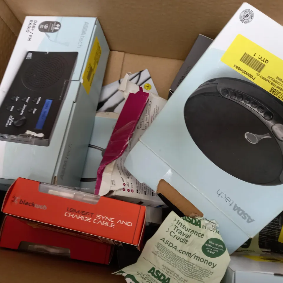 APPROXIMATELY 20 ASSORTED ITEMS TO INCLUDE GAMING HEADSET, BLUETOOTH CD BOOMBOX, DAB PLUS RADIO ETC. 