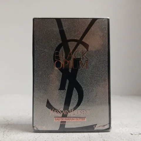 SEALED YVES SAINT LAURENT BLACK OPIUM GLITTER 90ML