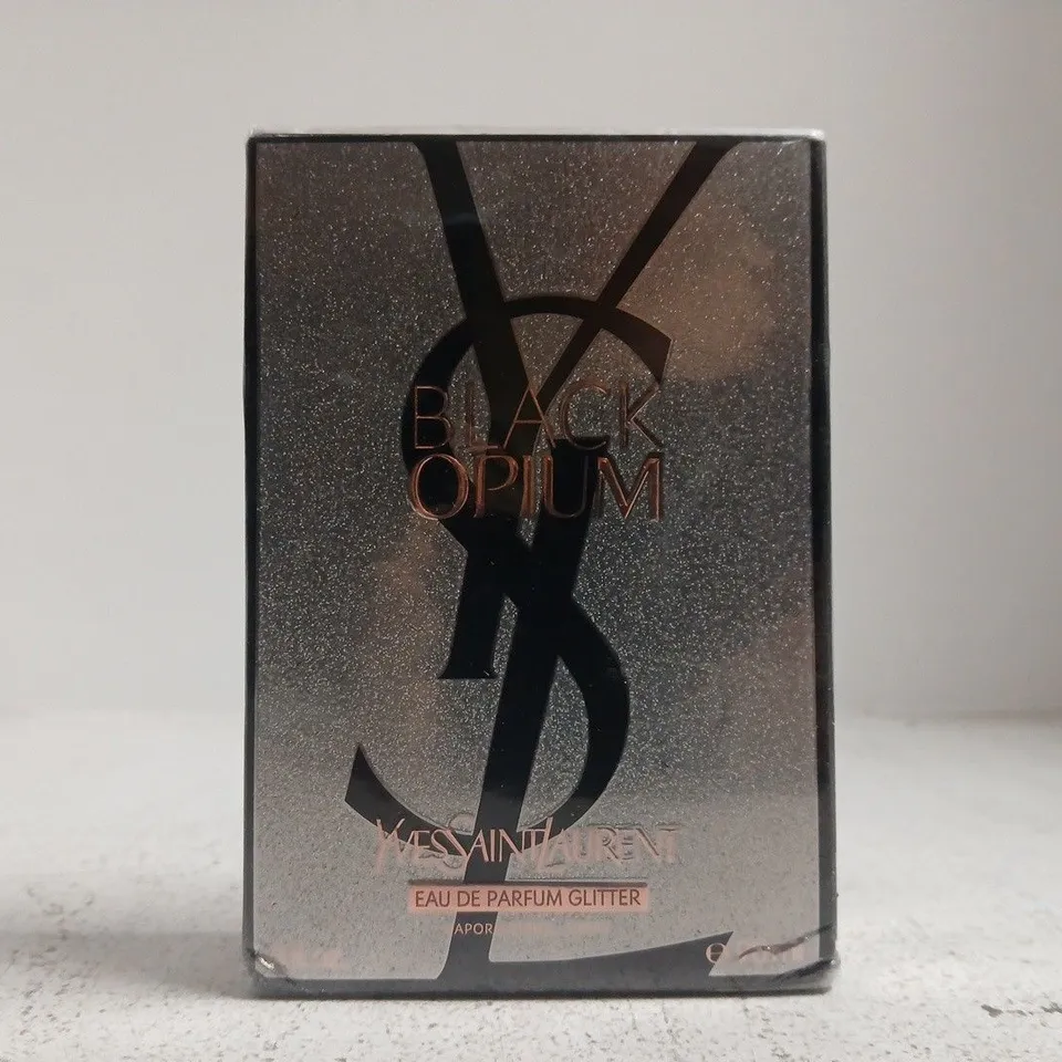 SEALED YVES SAINT LAURENT BLACK OPIUM GLITTER 90ML