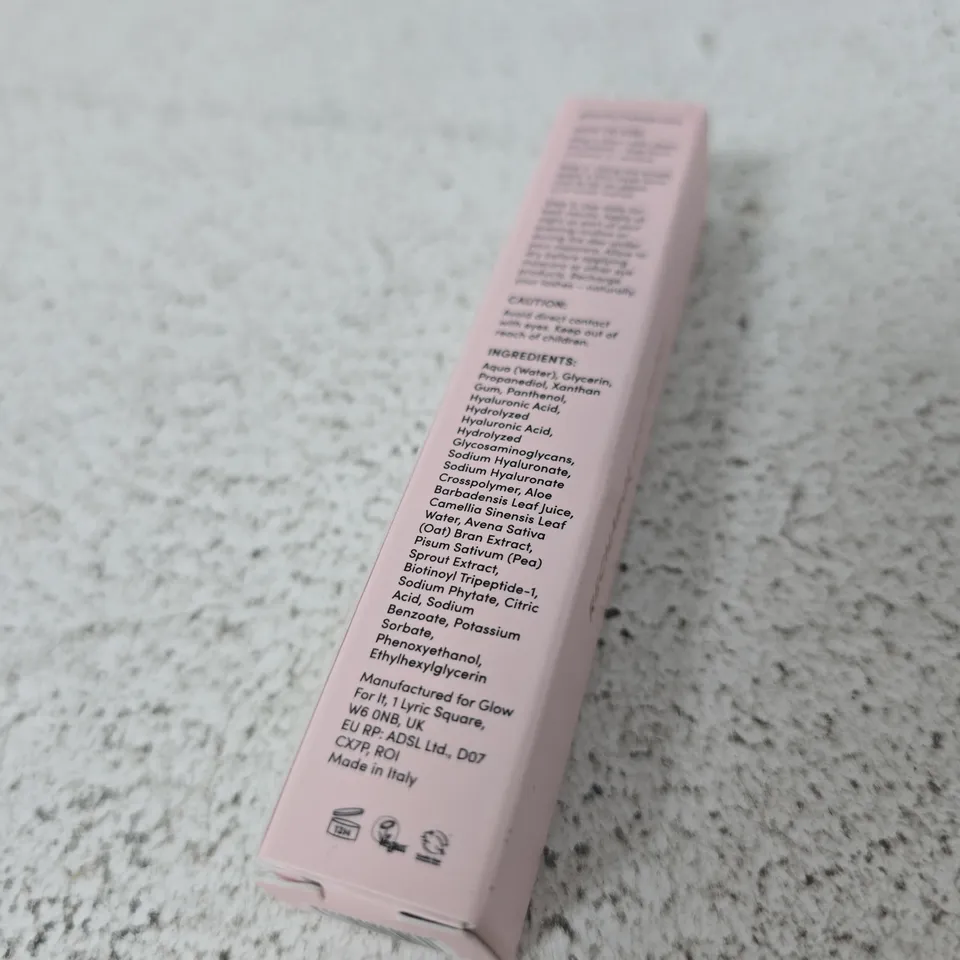 GLOW FOR IT LASH RECHARGE ADVANCED PEPTIDE LASH ENHANCER – 7ML (PINK BOX)