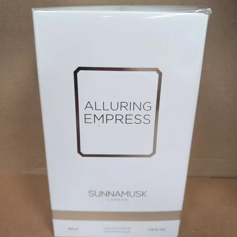 BOXED ALLURING EMPRESS SUNNAMUSK LONDON EAU DE PARFUM 50ML