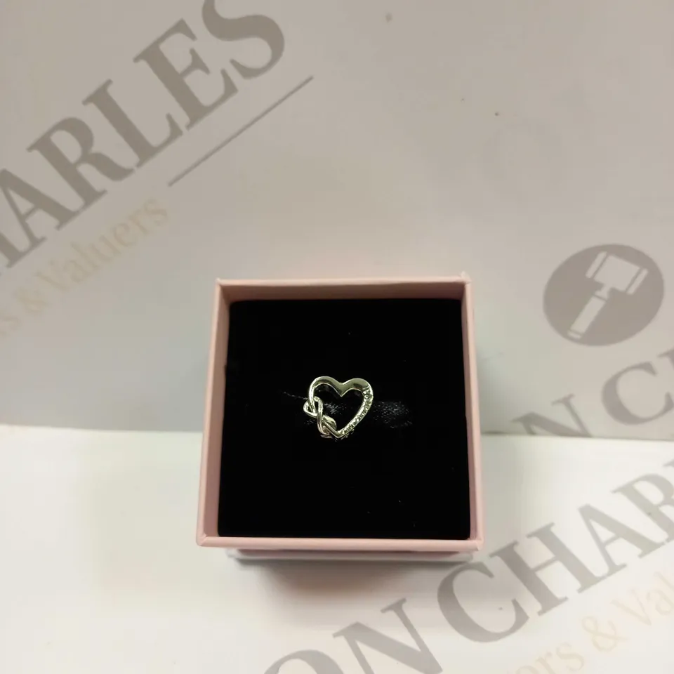 BOXED PANDORA HEART CHARM