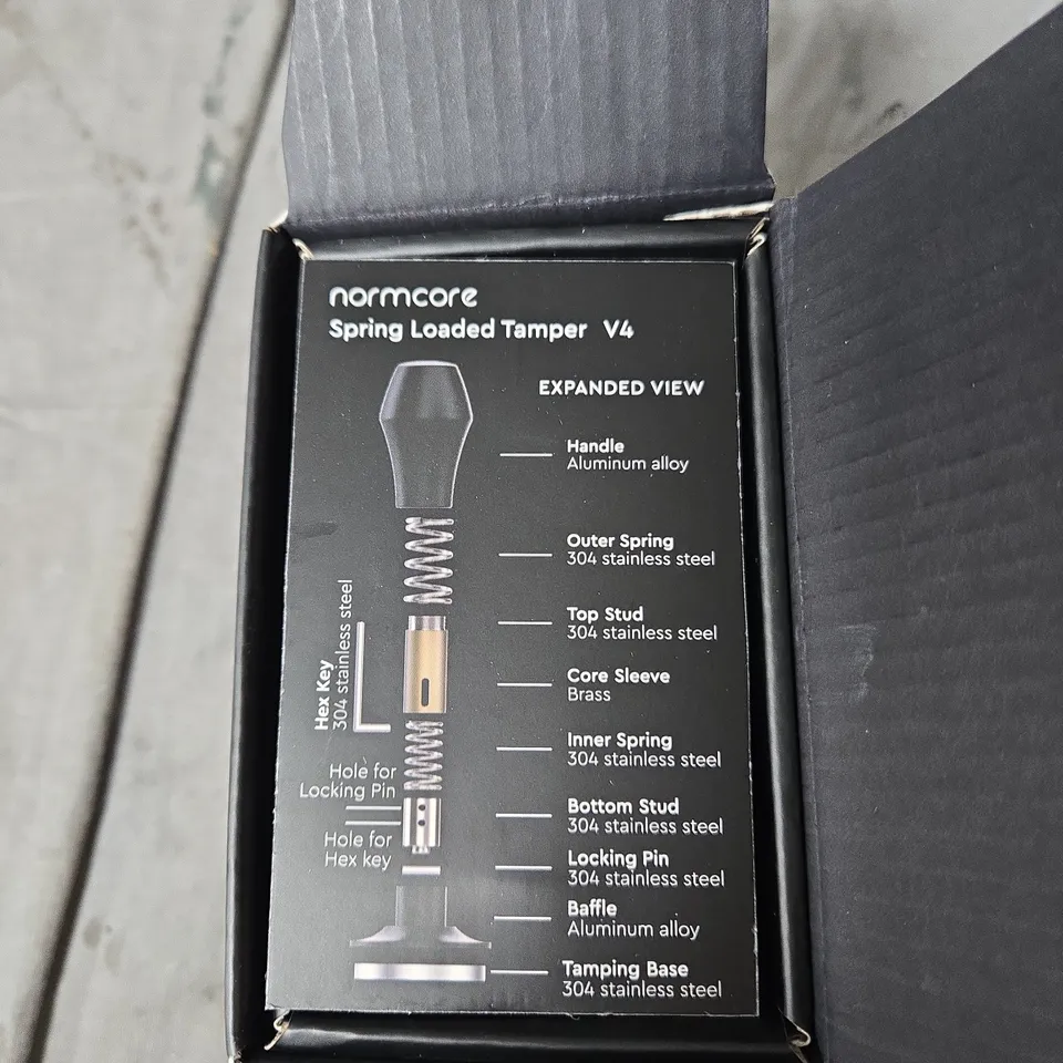 NORMCORE SPRING LOADED TAMPER V4 – BOXED
