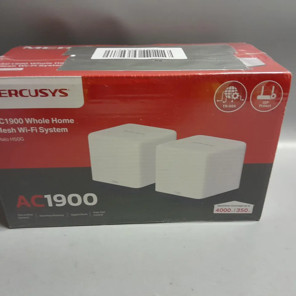 MERCUSYS AC1900 WHOLE HOME MESH WIFI SYSTEM HALO H50G