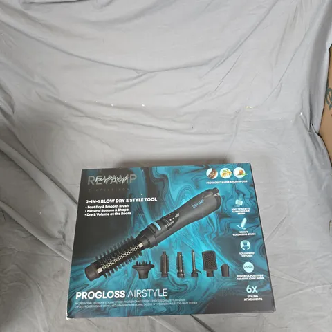 REVAMP PROGLOSS AIRSTYLE 2-IN-1 BLOW DRY & STYLE TOOL – BOXED