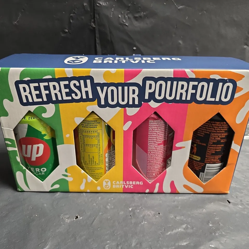 REFRESH YOUR POURFOLIO – 4-BOTTLE SODA GIFT SET 