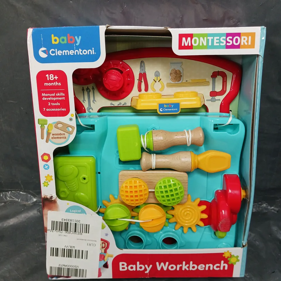 BOXED MONTESSORI BABY CLEMENTONI  BABY WORKBENCH