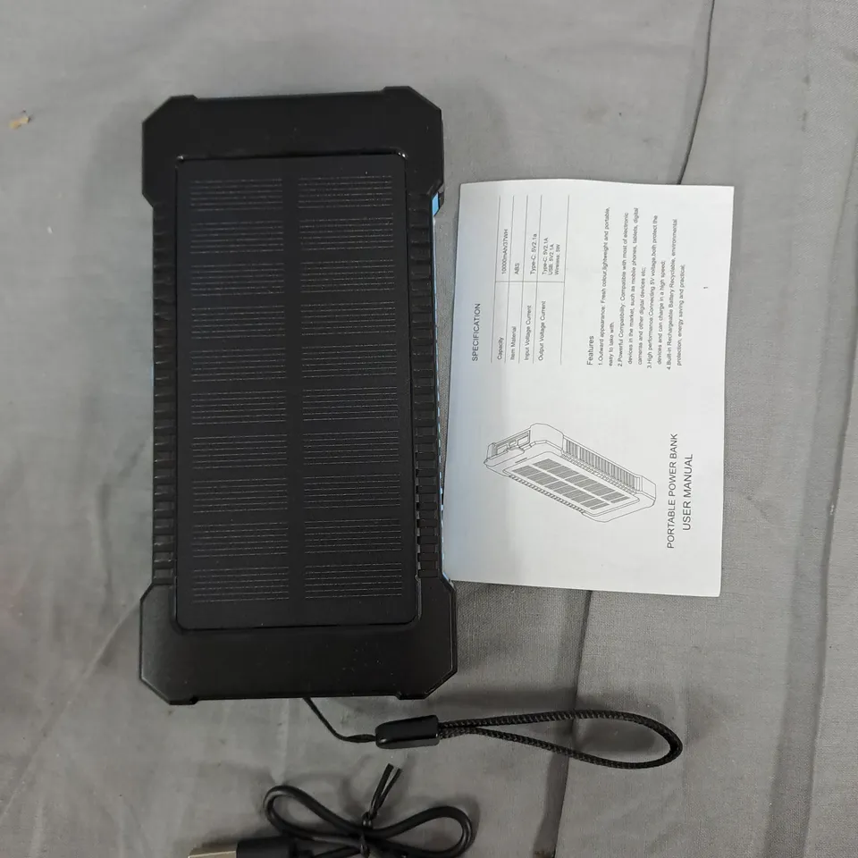 Solar Power Bank P305 10,000mAh Portable Charger (Solar)