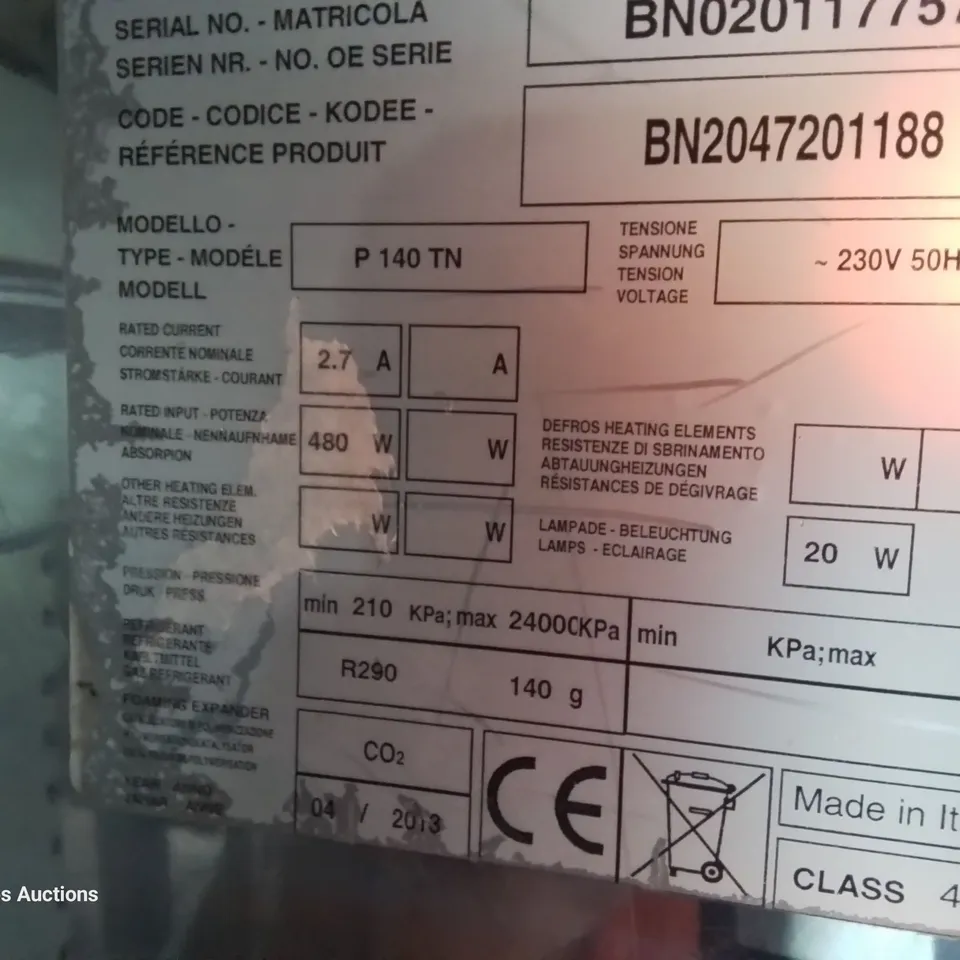 POLARIS DOUBLE DOOR TALL FRIDGE P140 TN