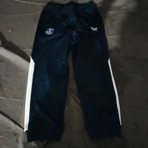 CASTORE EVERTON KIDS TRACKSUIT BOTTOMS IN NAVY - 6-7Y