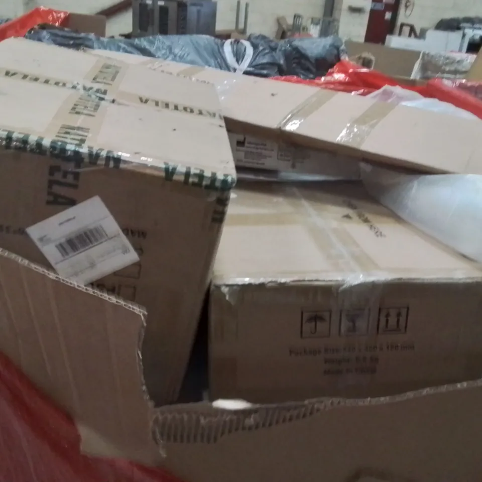 PALLET OF ASSORTED HOUSEHOLD GOODS AND PRODUCTS TO INCLUDE;LITTER PICKER,MONITOR SCREEN PROTECTOR,TOOL BAG