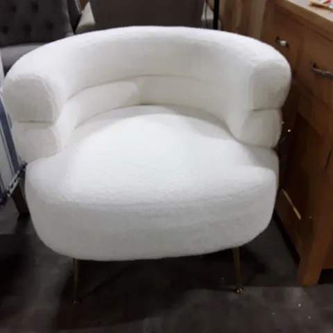 TEDDY HAIR SOFA - WHITE