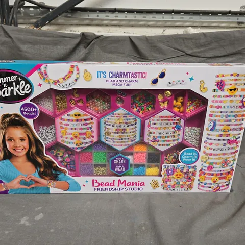 BOXED CRA-Z-ART SHIMMER N SPARKLE BEAD MANIA FRIENDSHIP STUDIO