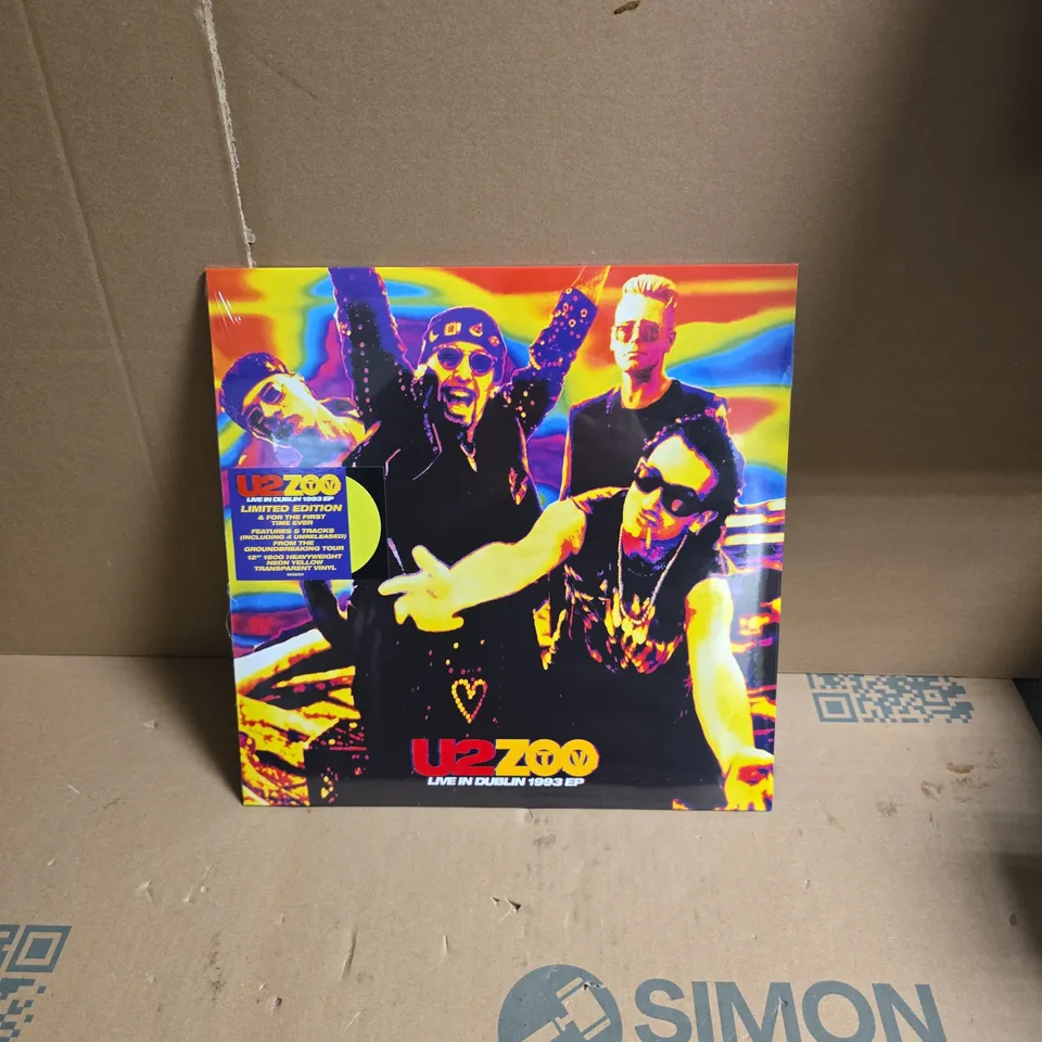 U2 - ZOO LIVE IN DUBLIN 1993 EP VINYL  - LIMITED EDITION 