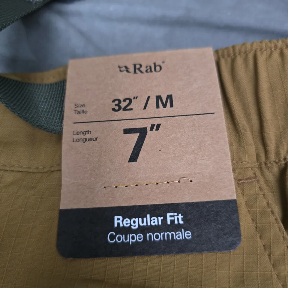 RAB AGDEN SHORTS – MEN’S UK 32, REGULAR FIT