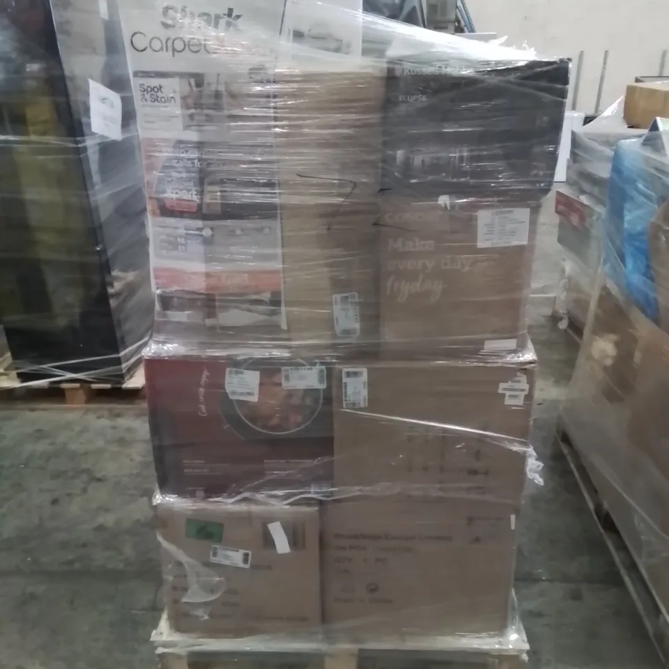 PALLET OF APPROXIMATELY 27 UNPROCESSED RAW RETURN HOUSEHOLD AND ELECTRICAL GOODS TO INCLUDE;