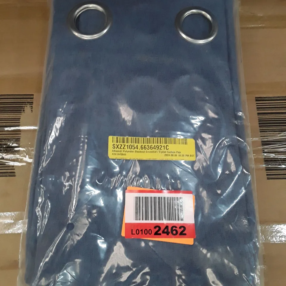 ALHAMDI POLYESTER BLACKOUT GROMMET/EYELET CURTAIN PAIR