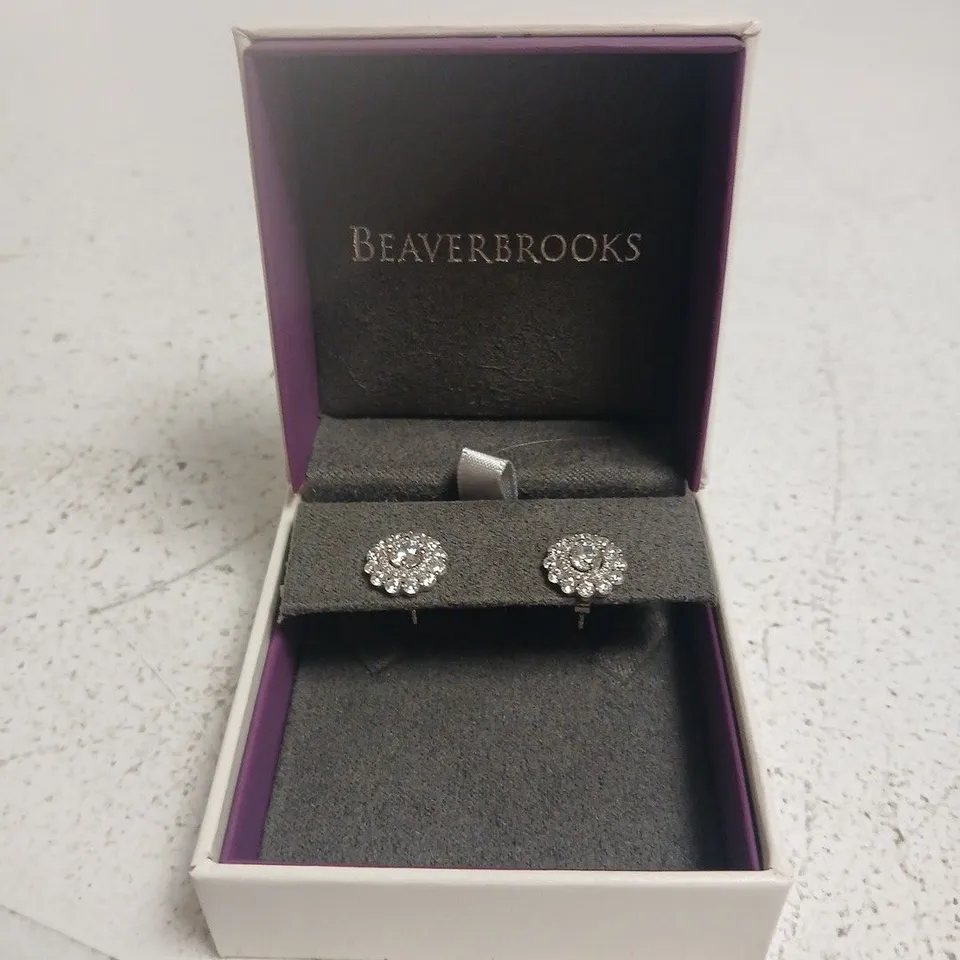 BEAVERBROOKS FLOWER CLUSTER EARRINGS – BOXED
