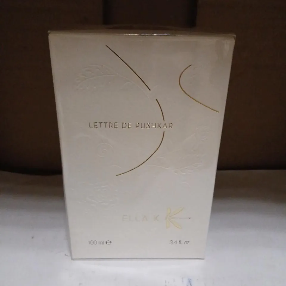 BOXED AND SEALED LETTRE DE PUSHKAR ELLA K EAU DE PARFUM 100ML