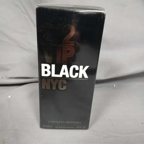 BOXED AND SEALED CAROLINA HERRERA 212 VIP BLACK OWN THE PARTY NYC 100ML EAU DE PARFUM FOR MEN