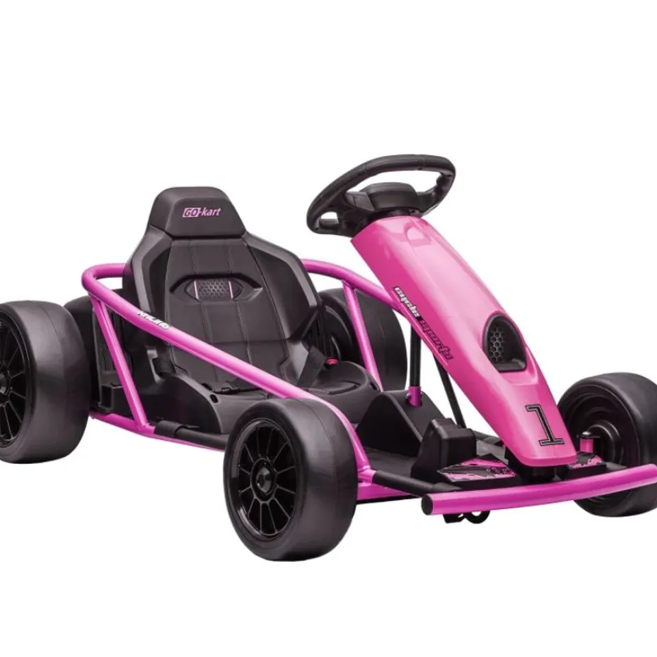 BOXED ELECTRIC RIDE-ON KART - PINK (1 BOX)