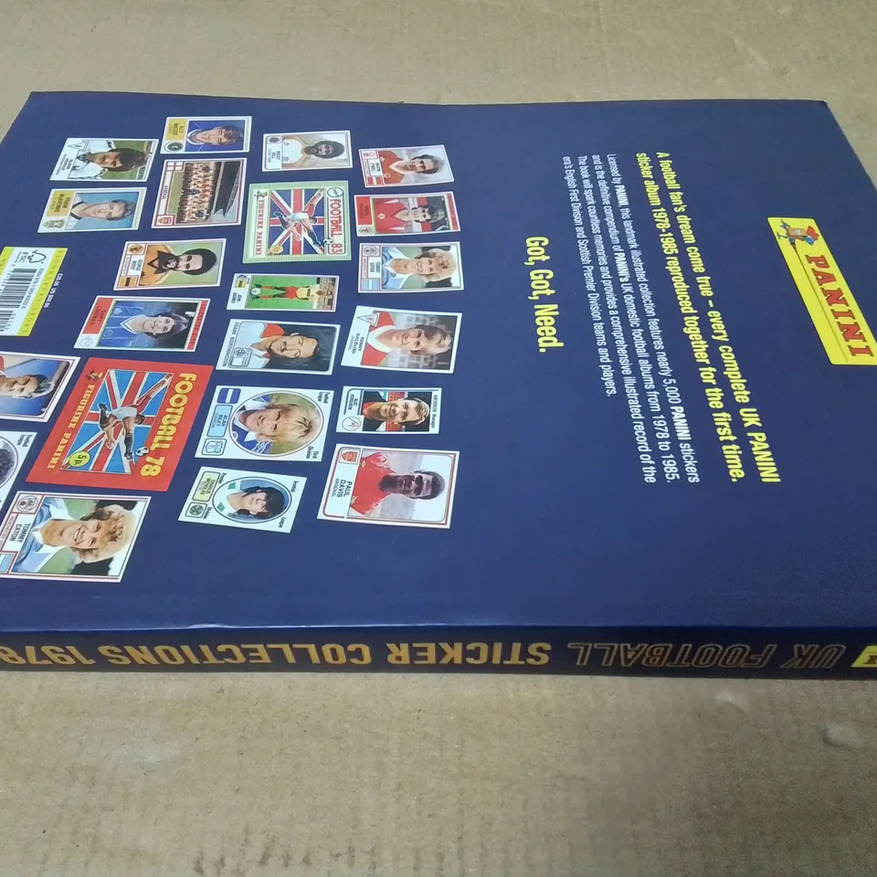 PANINI UK FOOTBALL STICKER COLLECTIONS 1978-1985
