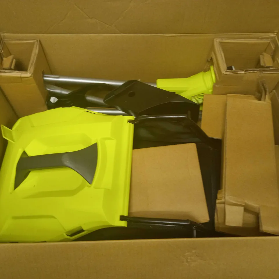 RYOBI CORDLESS LAWNMOWER AND GRASS TRIMMER