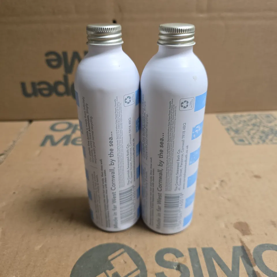 THE CORNISH SEAWEED BATH CO SHAMPOO – NATURAL BIO-ACTIVE SEAWEED HAIR CARE, 280ML (TWO BOTTLES)