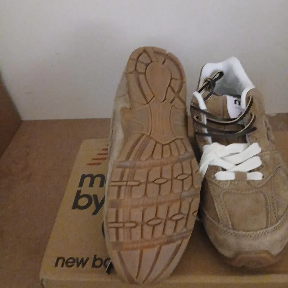 NEW BALANCE X MIU MIU SUEDE SNEAKERS TAN SIZE 38