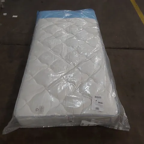 QUALITY BAGGED SINGLE 90cm AIRSPRUNG LUXURY QUILTED MEDIUM MATTRESS