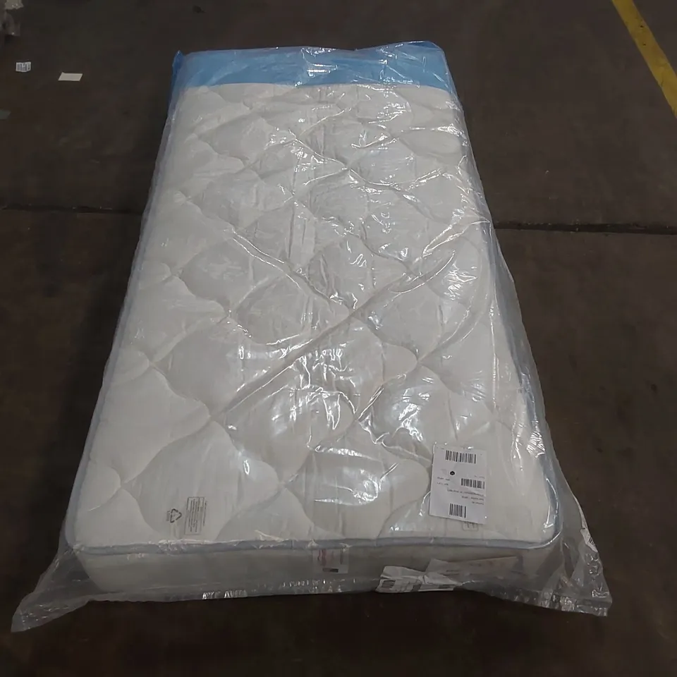 QUALITY BAGGED SINGLE 90cm AIRSPRUNG LUXURY QUILTED MEDIUM MATTRESS