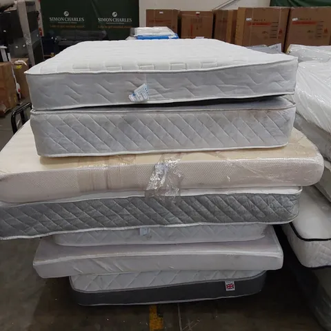 APPROX 8 X ASSORTED MATTRESSES. BRANDS, SIZES AND CONDITIONS VARY