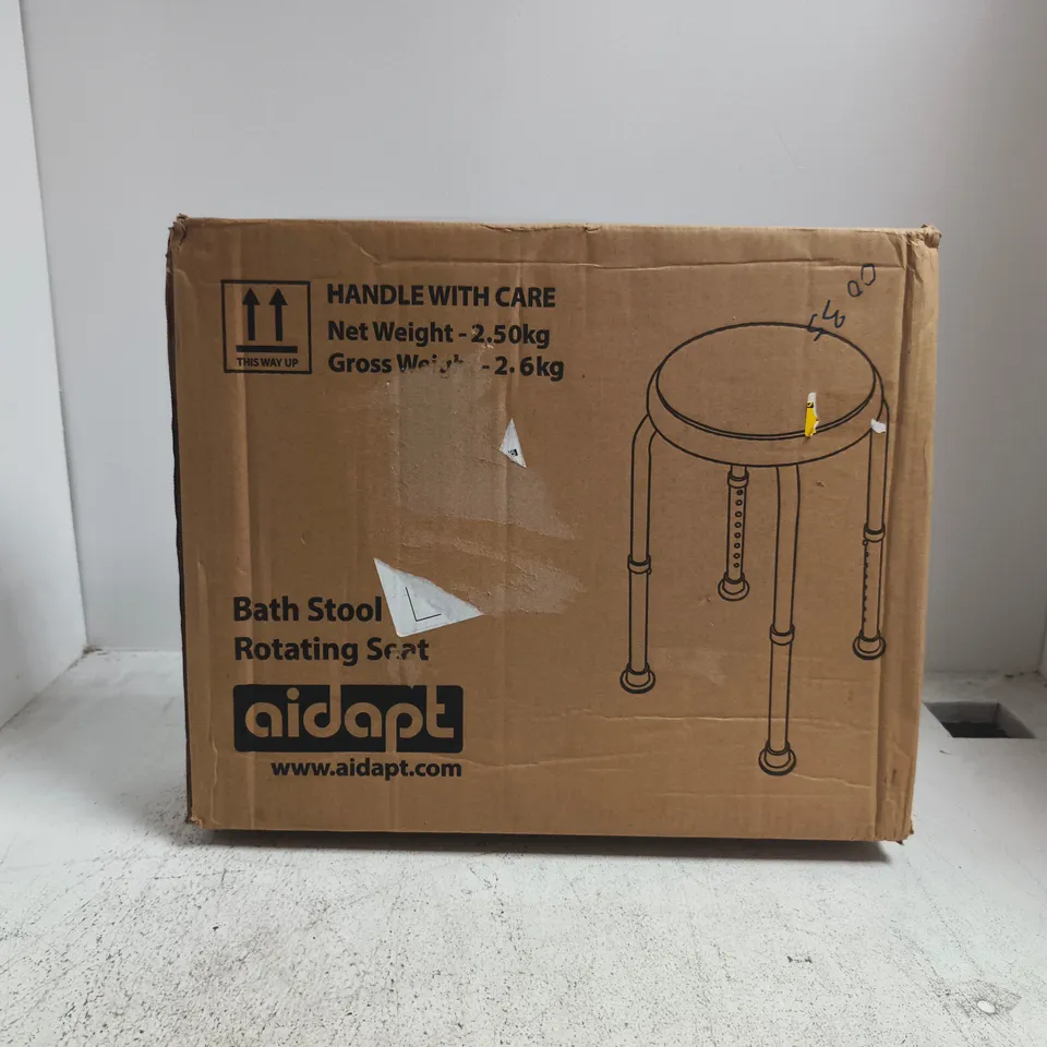 BOXED AIDAPT BATH STOOL W. ROTATING SEAT