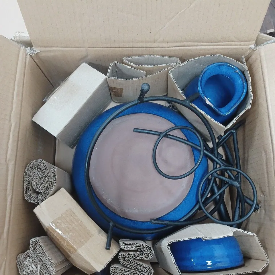 BOXED SMART SOLAR CERAMIC NEPTUNE WATER FEATURE